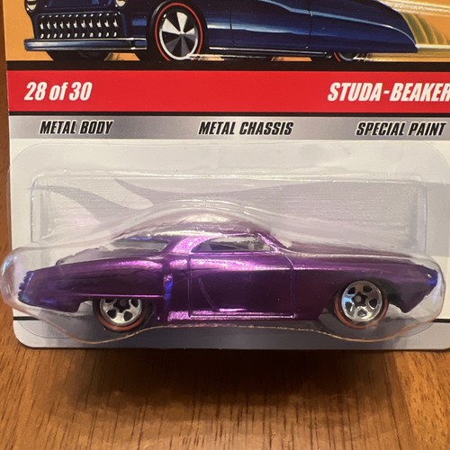 Hot Wheels Classics STUDA-BEAKER Viola Caccia al Tesoro 1/64 Diecast 2008 RARO - Foto 3 di 9