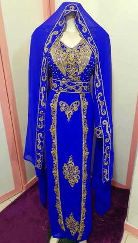 African Dress Fancy Abaya Dubai Caftan Formal Beaded Moroccan Kaftan for Women 9 - Picture 5 of 26