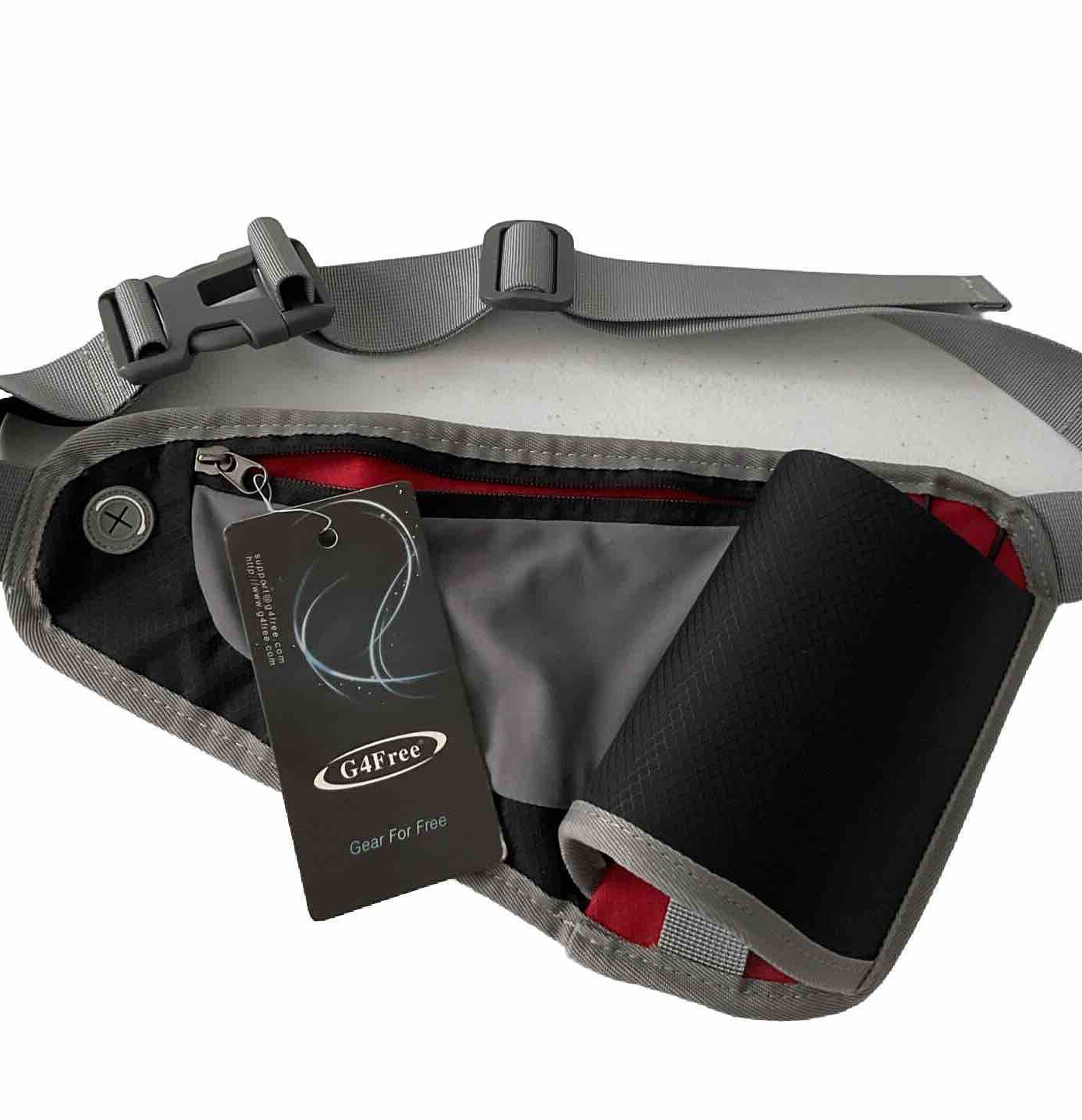 Running Hydration Belt Waist Secure Pockets Adjustable Bottle Holder G4FREE