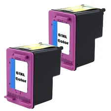 2pk 61XL CH564WN Color Ink for Officejet 2620 4630 4632 4635 8040 8045