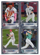 2022 Topps Chrome Baseball Base & RC s #1-220 - Complete Your Set ~ You Pick!