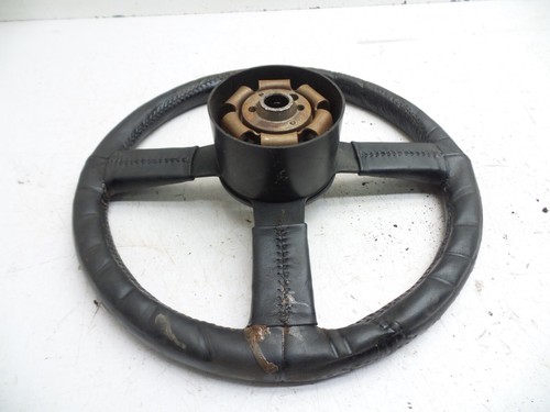 82-92 PONTIAC FIREBIRD TRANS AM LEATHER WRAPPED STEERING WHEEL ORIGINAL - Picture 9 of 12