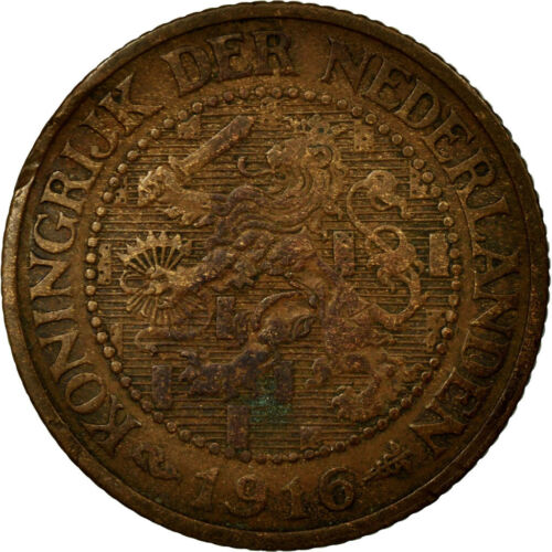 [#539885] Monnaie, Pays-Bas, Wilhelmina I, 2-1/2 Cent, 1916, TB+, Bronze, KM:150 - Afbeelding 1 van 2