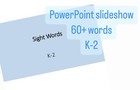 Sight Words PowerPoint Slideshow - Kindergarten 1st 2nd Grade 60+words DOWNLOAD