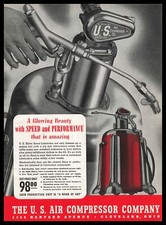 1939 U.S. Compressor Company Silver Scout Lubricator Cleveland Ohio Print Ad