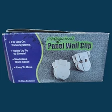Advantus Wall Panel Cubicle Clips White Office Cubicle Pins HANGER 20 PER Box