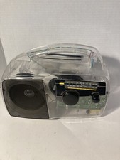 Clear Freeplay Plus Self Powered AM/FM Radio Solar Power Emergency Crank Rare