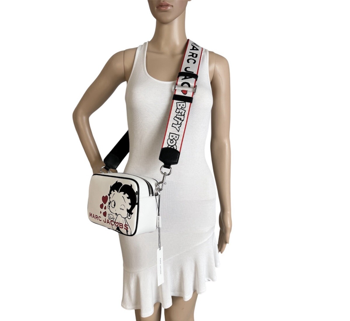 セール☆Betty Boop x Marc Jacobs Perfect Crossbody BOX Marc Jacobs New With Tags Limited Edition Betty Boop Camera