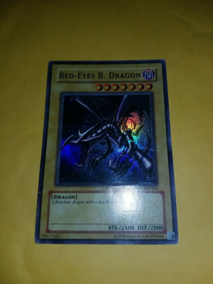YUGIOH Red Eyes Black Dragon SDJ-001 74677422 | eBay YUGIOH Red Eyes Black Dragon SDJ-001 74677422 | eBay