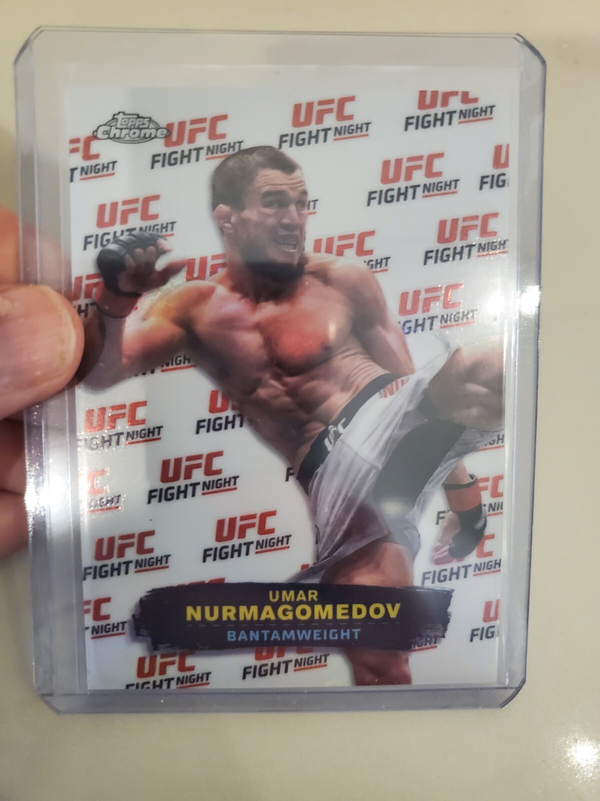 2024 Topps UFC Chrome Umar Nurmagomedov Fight Night Case Hit SP SSP Insert #15