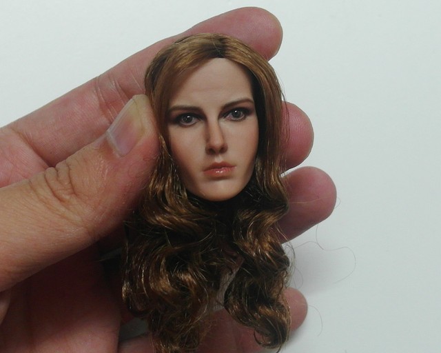 Custom 1/6 Scale Pretty Lady Head Sculpt For Hot Toys Female Body eBay