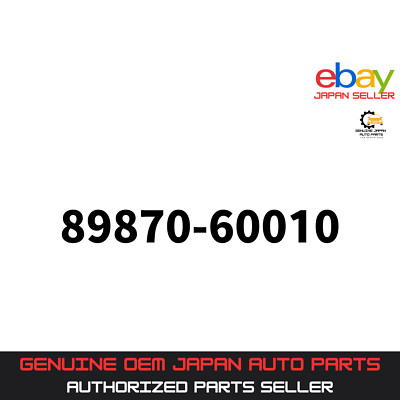 Original Toyota DRIVER ASSY, SPILL VALVE CONTROL 89870-60010 F/S