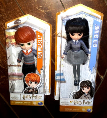 Lot of 2 Wizarding World Harry Potter: RON WEASLEY & CHO CHANG 7.5'' Figures!