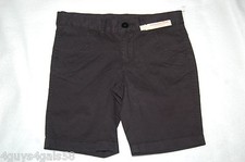 Girls Shorts BLACK BERMUDA CHINOS Adj Waist DRESSY CASUAL Belt Loops SIZE 7