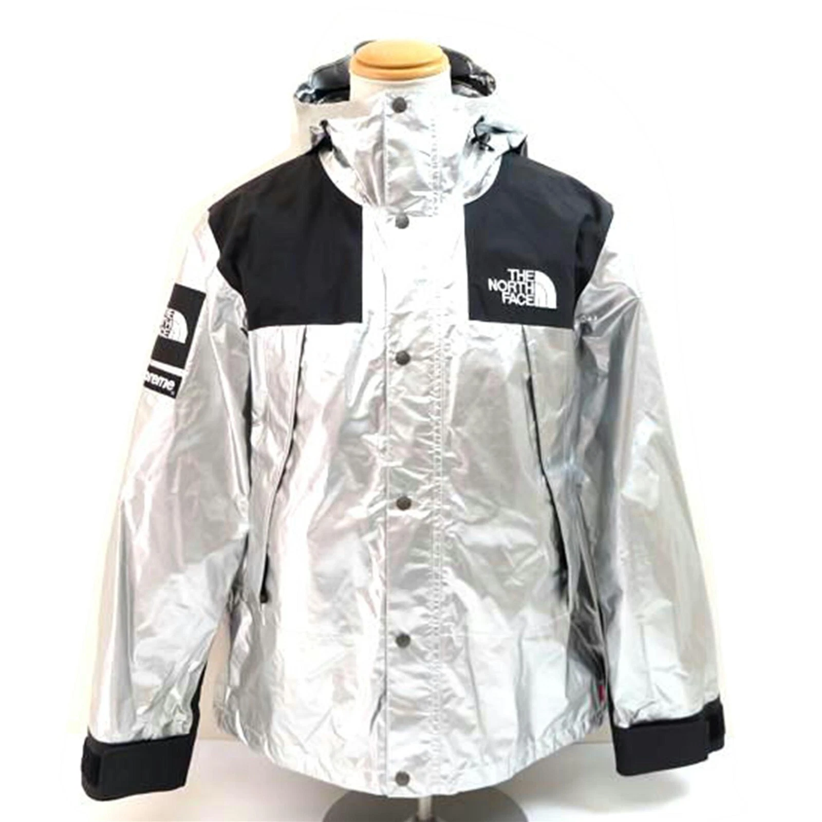 Parka de montagne métallisée Supreme X THE NORTH FACE NP11801I argent taille M