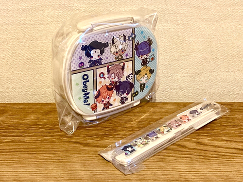 Obey Me! Lunch Box & Chopsticks Official SANRIO Collaboration Set of 2 Japan - Picture 6 of 15