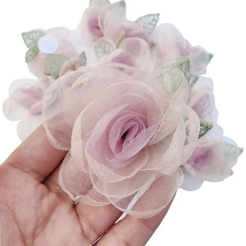 Rose Flower Embroidery Patches 5pcs Applique Sew-on Elegant for DIY Craft Dress - Picture 23 of 24