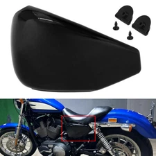 Left Battery Side Cover Fit For Harley Sportster XL883 XL1200 1200 883 2004-2013