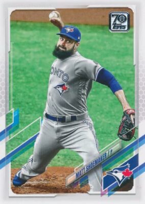 2021 Topps #313 MATT SHOEMAKER - Toronto Blue Jays