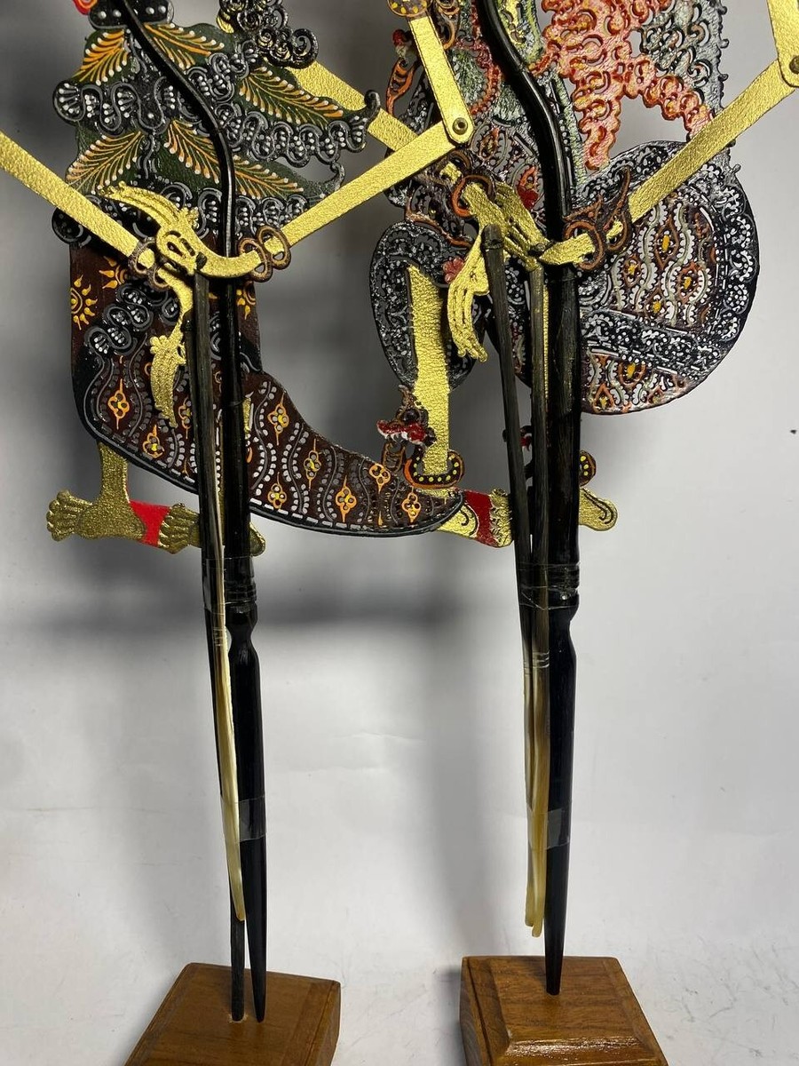 Wayang Kulit Set of 2 Couple Rama Shinta Exclusive Shadow Puppets