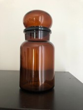 pot à pharmacie verre ambre