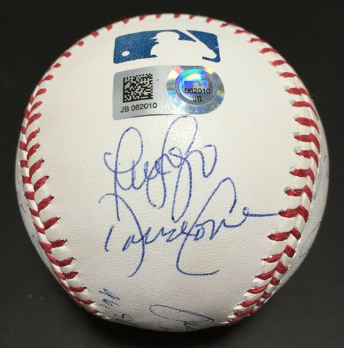 Derek Jeter Mariano Rivera WS Champs Signed Baseball 11 Auto Steiner LE 42 /48 - Picture 7 of 10