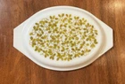 Vintage Pyrex Olive Green Verde Split Divided Casserole Dish Lid Only 945 C-7