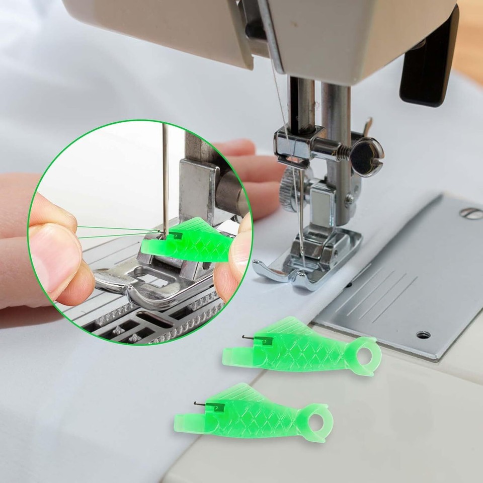 20pcs Fish Mouth Sewing Machine Needle Threaders, 2024 New Type Needle
