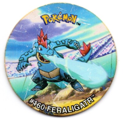 #160 FERALIGATR POKEMON LEAGUE CUPS 2002 MATUTANO LIGHT WEAR