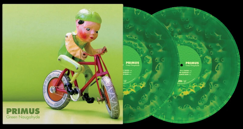 PRIMUS Green Naugahyde 2-LP NEW COLOR WAX buckethead frog brigade les ...
