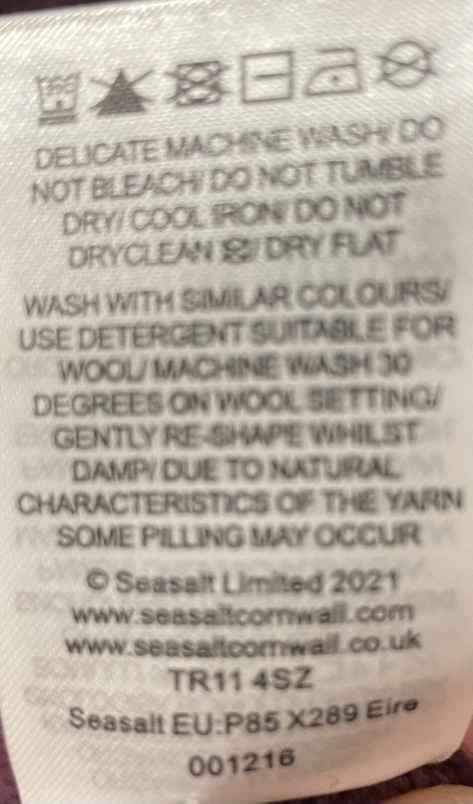 Seasalt Jumper Dress New Purple Wine Size 18 Wool Blend In Very good condition! eBay