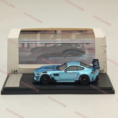 Rhino Model 1:64 GTS Carbonerre Widebody Racing Sports Model Blue