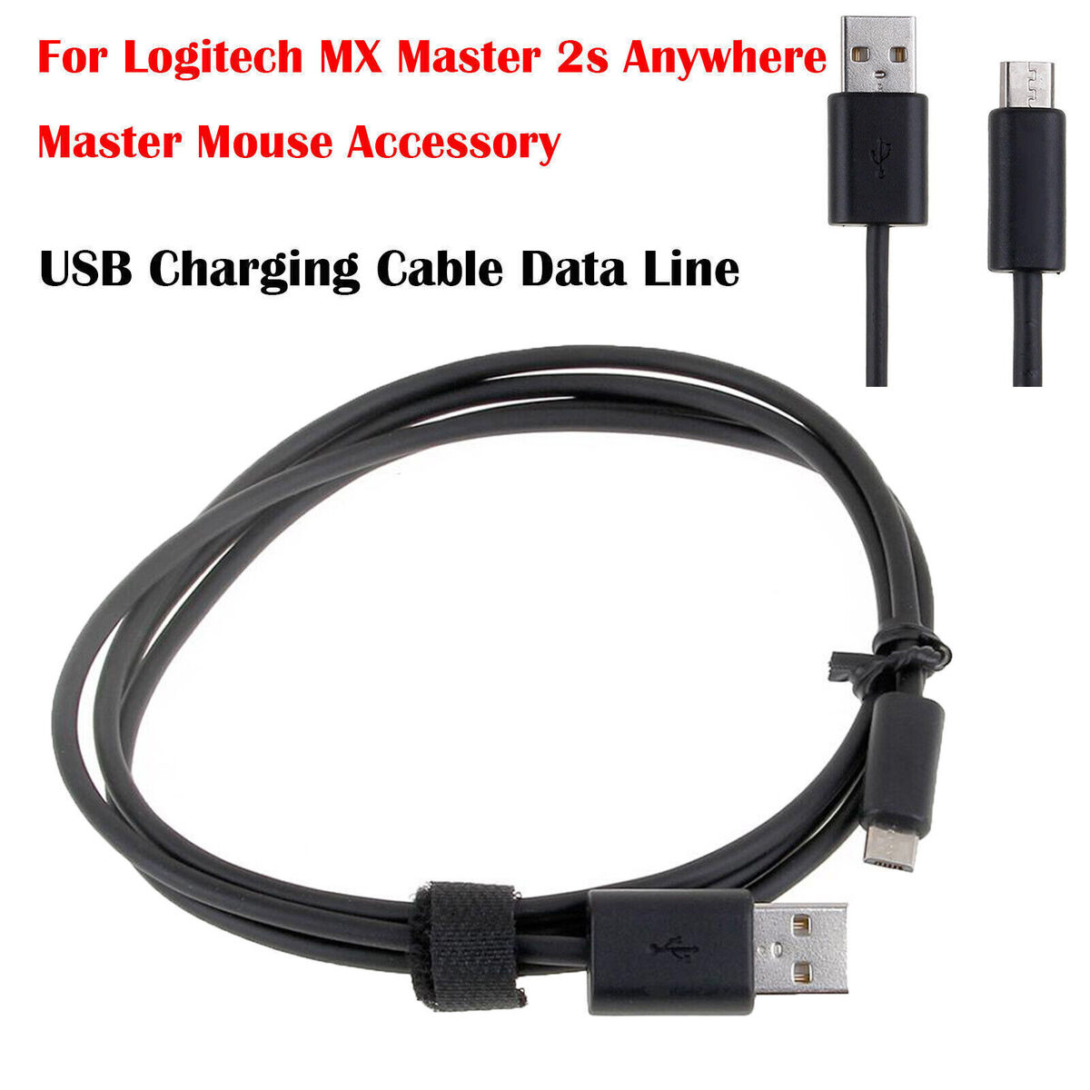 1.3M OEM USB Charging Cable Line for Logitech MX Master 2s ...