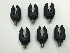 6 Butt Grips Rod Rests Flexi. Carp,coarse.Black, chunky. Stainless Steel Threads