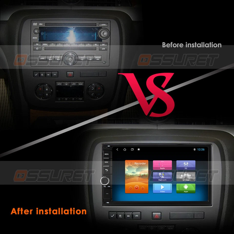 Fit Nissan Frontier Juke Sentra Versa Android Car Radio Stereo WIFI GPS + Camera - Image 3 of 4