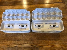Lot of 20 Paper Cardboard Egg Cartons Empty Holds 12 One Dozen  Large Each Clean