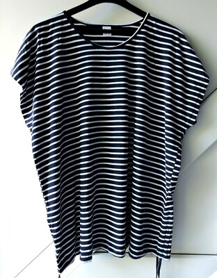 AproductZ Shirt  überschnittener Arm   Gr. 48  - blau weiß gestreift