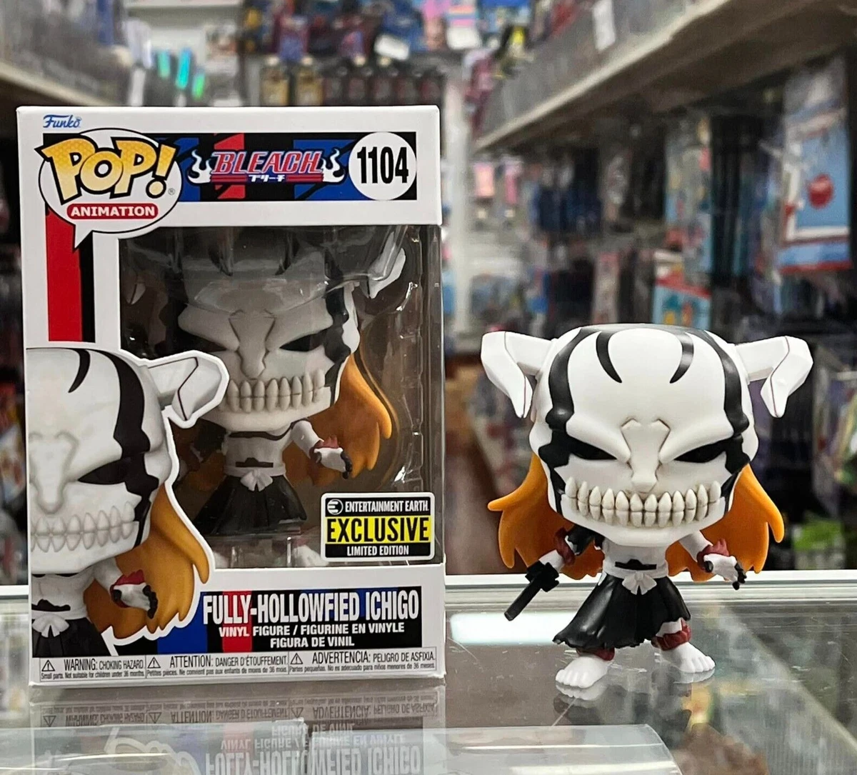 Bleach Fully Hollowfied Ichigo Pop! Vinyl Figure - Entertainment Earth  Exclusive