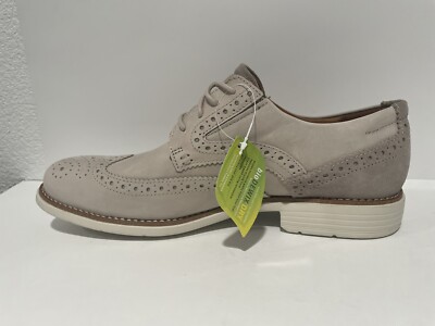 ROCKPORT WINGTIP CH8672 STONE MEN SHOES SIZE 10.5