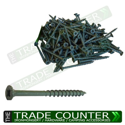 Bricolage Deckfast platelage vis 4,5 x 60mm couché vert diverses quantités Visserie, boulonnerie