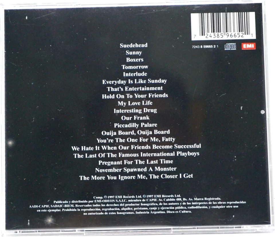 Morrissey : Suedehead (The Best Of) CD Album - The Smith - OOP - Image 2 of 3