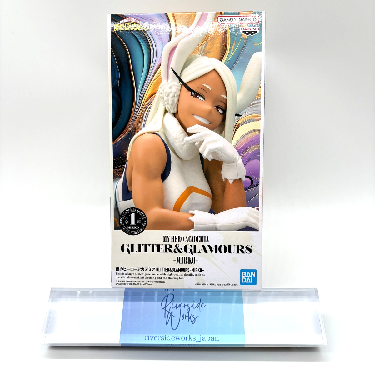 My hero academia MIRKO GLITTER&GLAMOURS figure BANPRESTO 6.6in JP