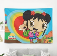Ni Hao Kai Lan Tapestry Wall Decor for Bedroom Dorm Wall Hanging Birthday Gift