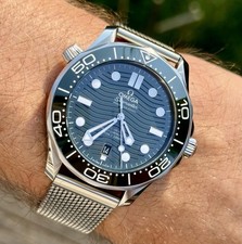 For Omega James Bond 020Z02052 Stainless Steel Mesh Milanese Bracelet 20mm NTTD