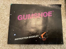 Gumshoe Nintendo NES Black Box Game PAL Boxed With Manual PAL & Protector