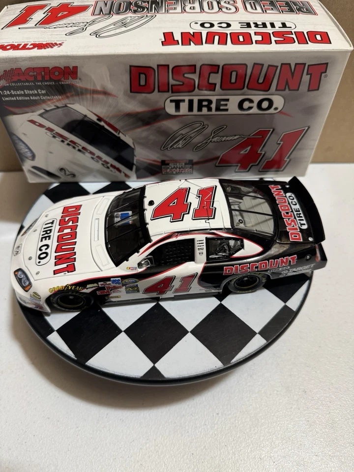 Neumático de descuento Reed Sorensen #41 2005 1/24 Nascar diecast Foto 2 de 4