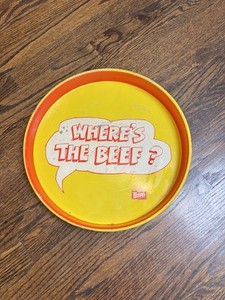 Vintage Where’s The Beef Serving Tray