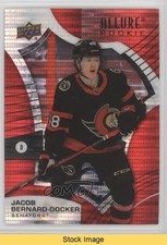 2021-22 Upper Deck Allure Rookies Red Rainbow Jacob Bernard-Docker #128 READ 8i3
