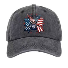 We the People 250th USA Patriotic Cap,Vintage Eagle Flag Distressed Baseball Hat