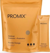 Promix Debloat Prebiotics and Probiotics with Baobab 30 Servings (Pack of 30) 